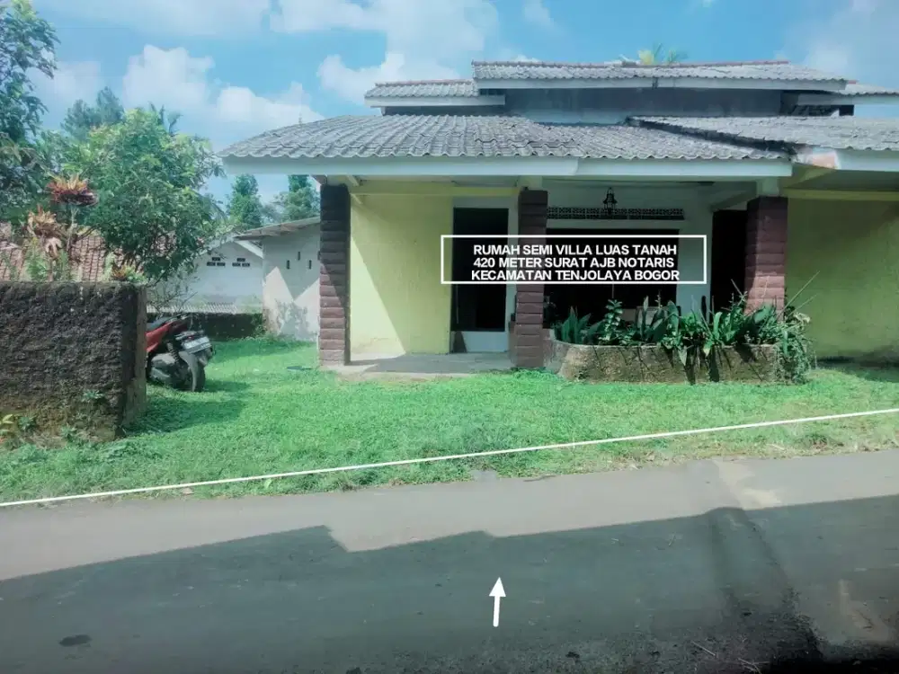 DI JUAL RUMAH SEMI VILLA MURAH DAN STRATEGIS VIEW GUNUNG SALAK BOGOR