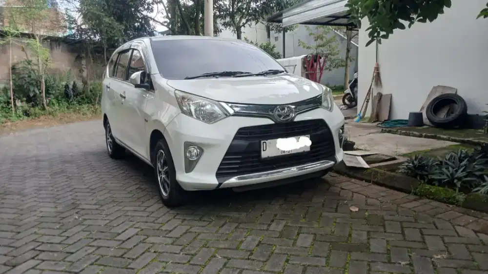 Calya G 1,2 m/t 2017 putih orsinil mulus