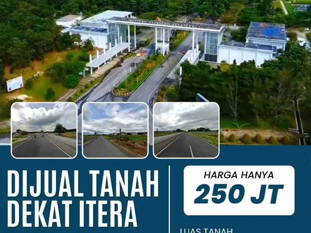 TANAH MURAH DKT KAMPUS ITERA DAN KAMPUS UIN