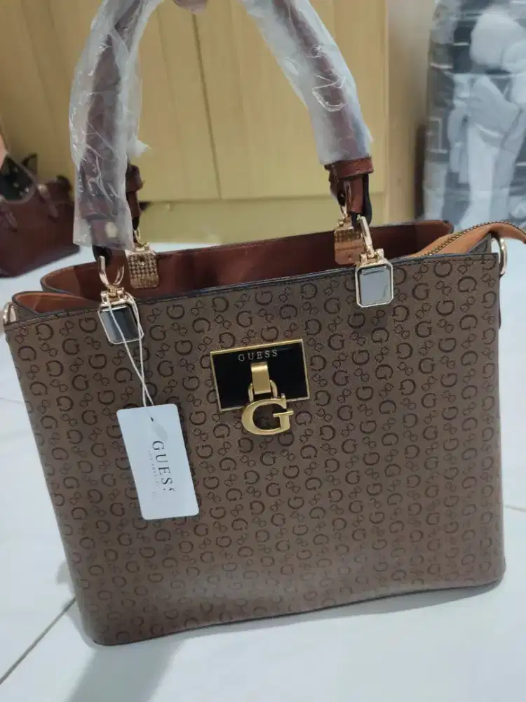 Tas cantik guess brand premium