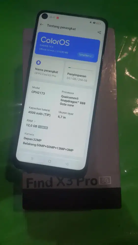Oppo find x3 pro 12/256