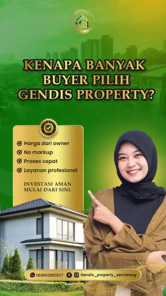 Kavling Boulevard Manyaran jalan 12 meter