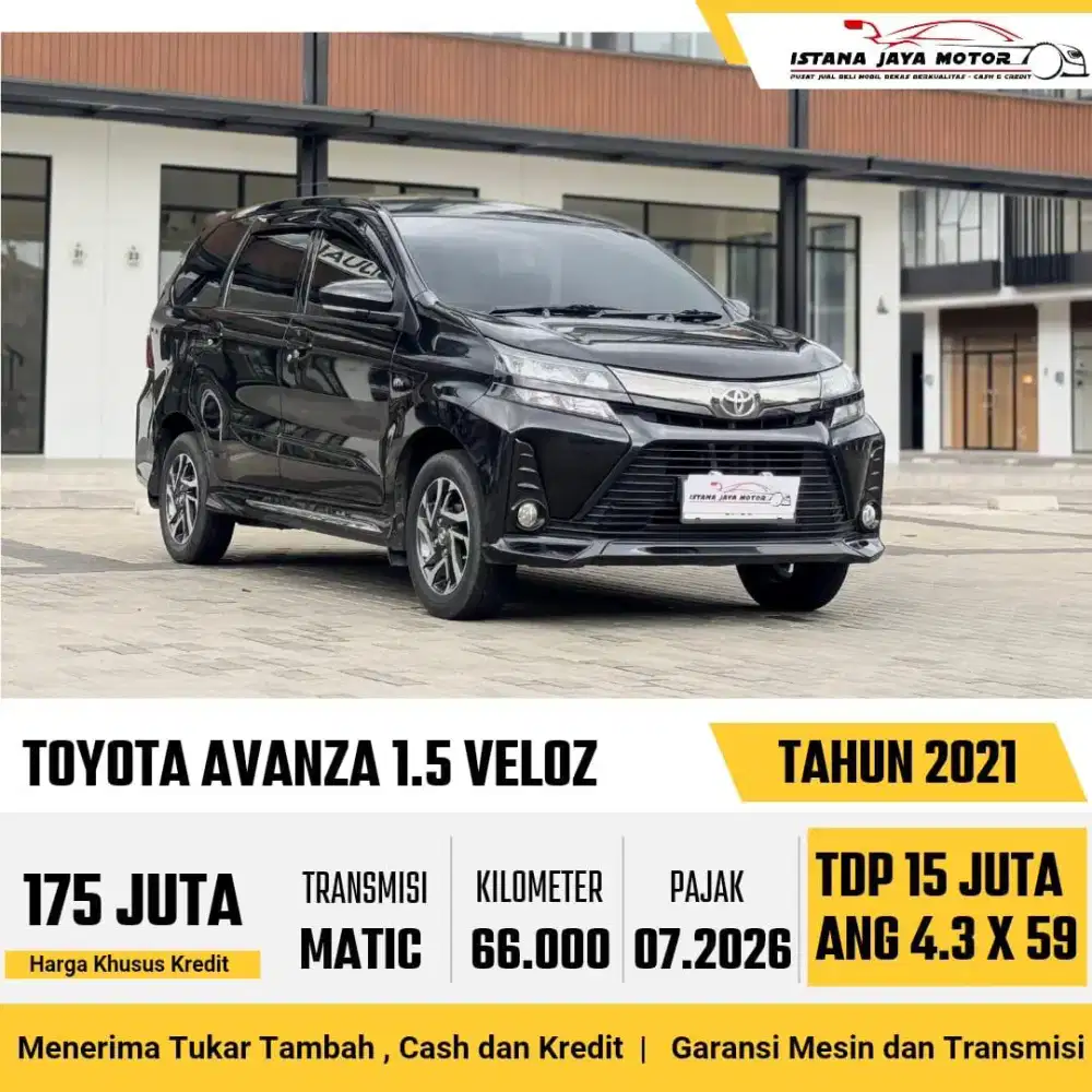 Toyota avanza veloz 1.5 at 2021 km 66rb
