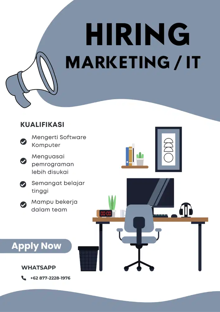 HIRING MARKETING & IT
