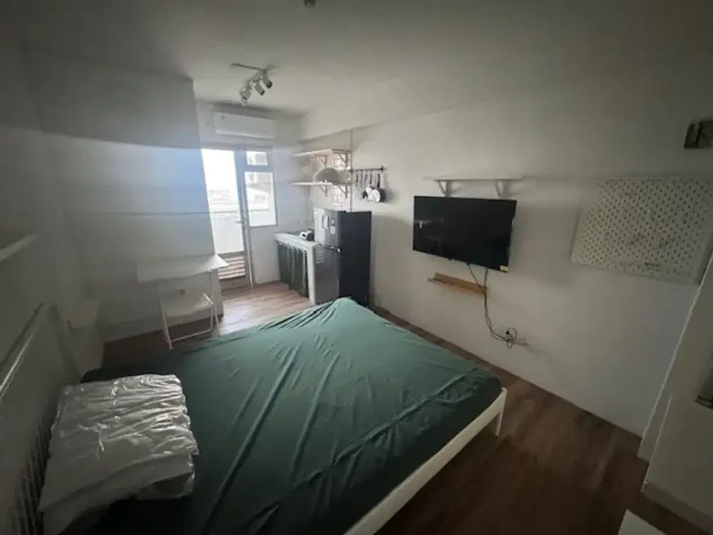 SEWA - Apartemen Gading Nias Studio Furnished Bulanan di Dahlia view Lepas