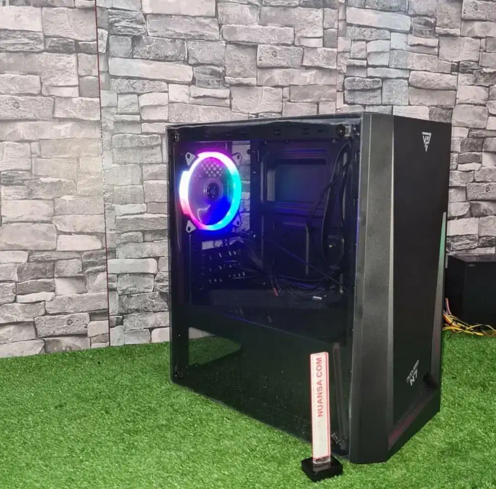 JUAL RUGI BANGET PC GAMING Intel I7 RAM 16 SSD 128 VGA RX 550