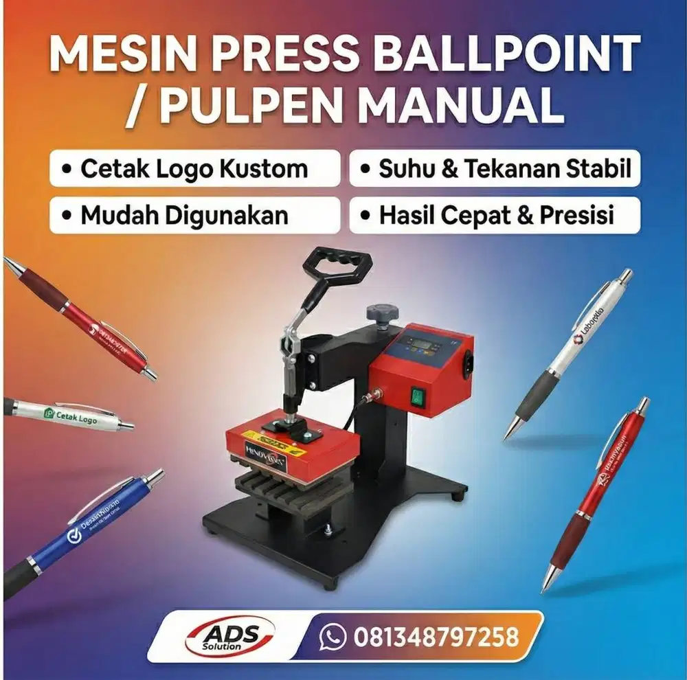 MESIN PRESS BALLPOINT / PULPEN MANUAL TIPE TERBARU PALING PRAKTIS