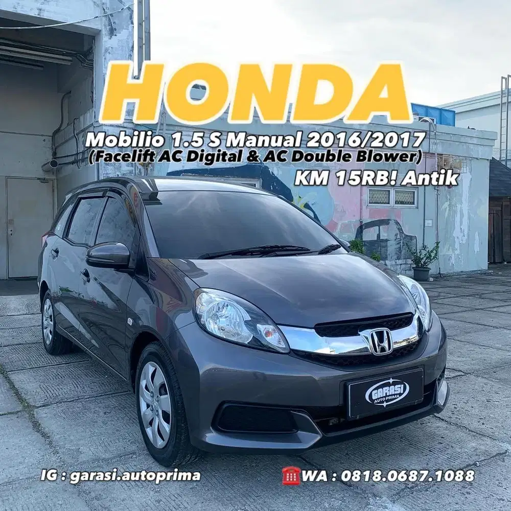 KM 15RB Honda Mobilio S Manual 2016 pakai 2017