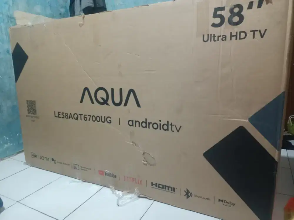 Android tv Aqua 58 inch fullset