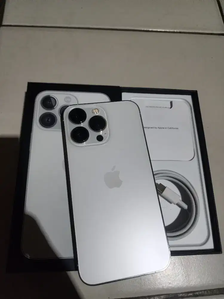 Iphone 13pro 256gb ex ibox warna silver