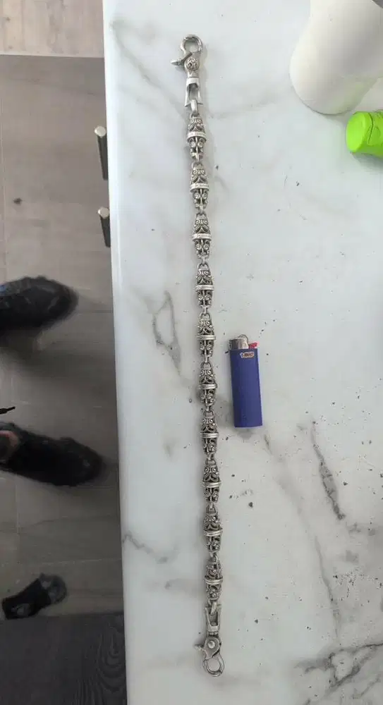 Kalung perak chrome hearts