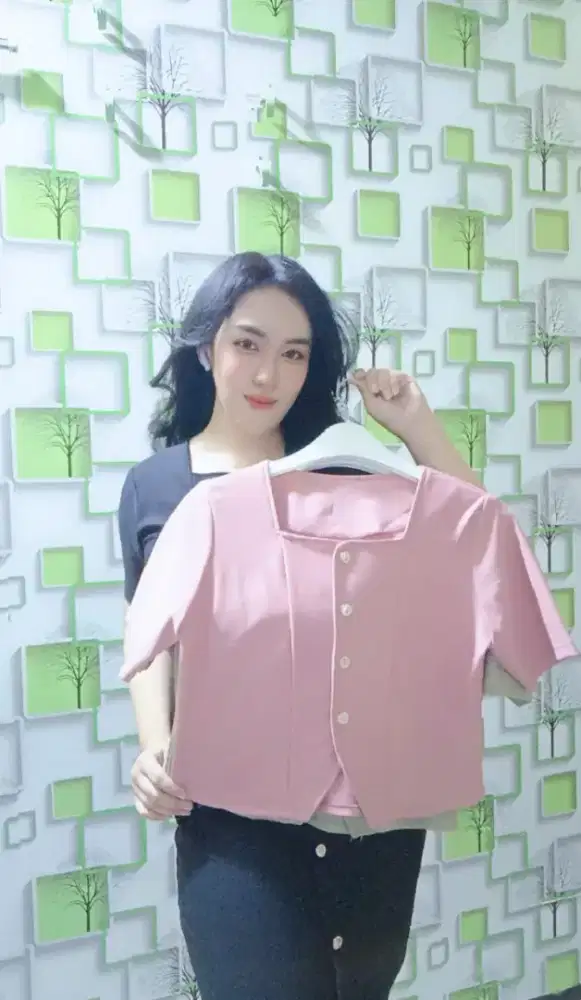 One set Rok Span Wanita