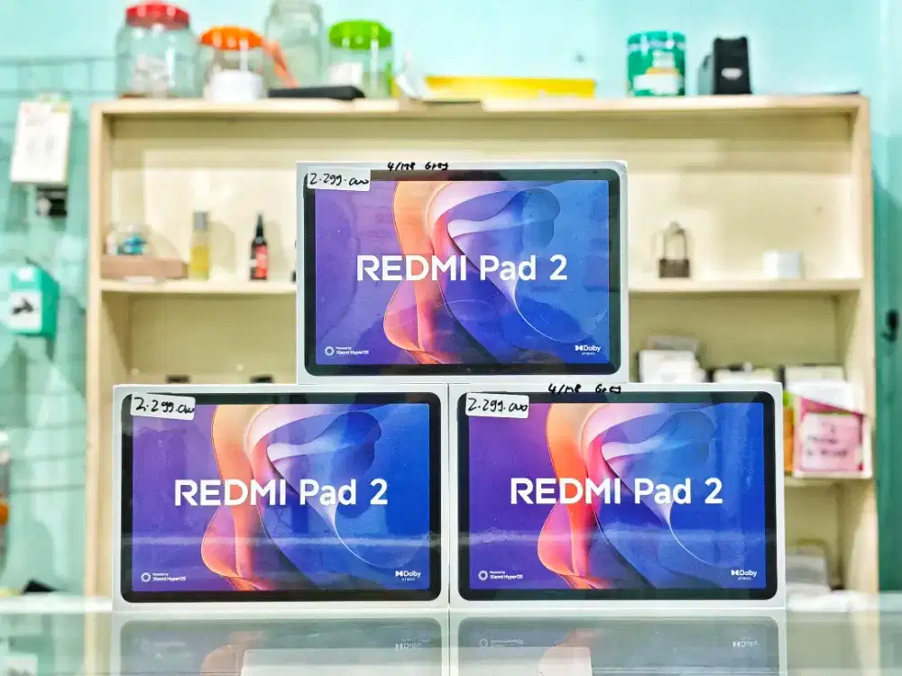 REDMI PAD 2 4/128 NEW SEGEL PROMO TERMURAH GARANSI RESMI 15 BULAN