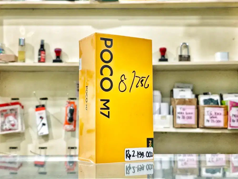 POCO M7 8/256 NEW SEGEL PROMO TERMURAH GARANSI RESMI 15 BULAN