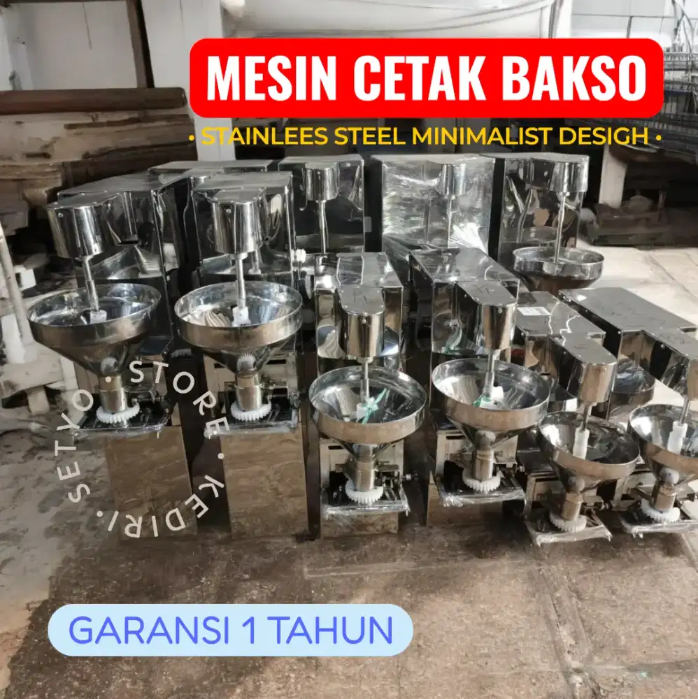 Mesin Pencetak Bakso Praktis Otomatis Murah