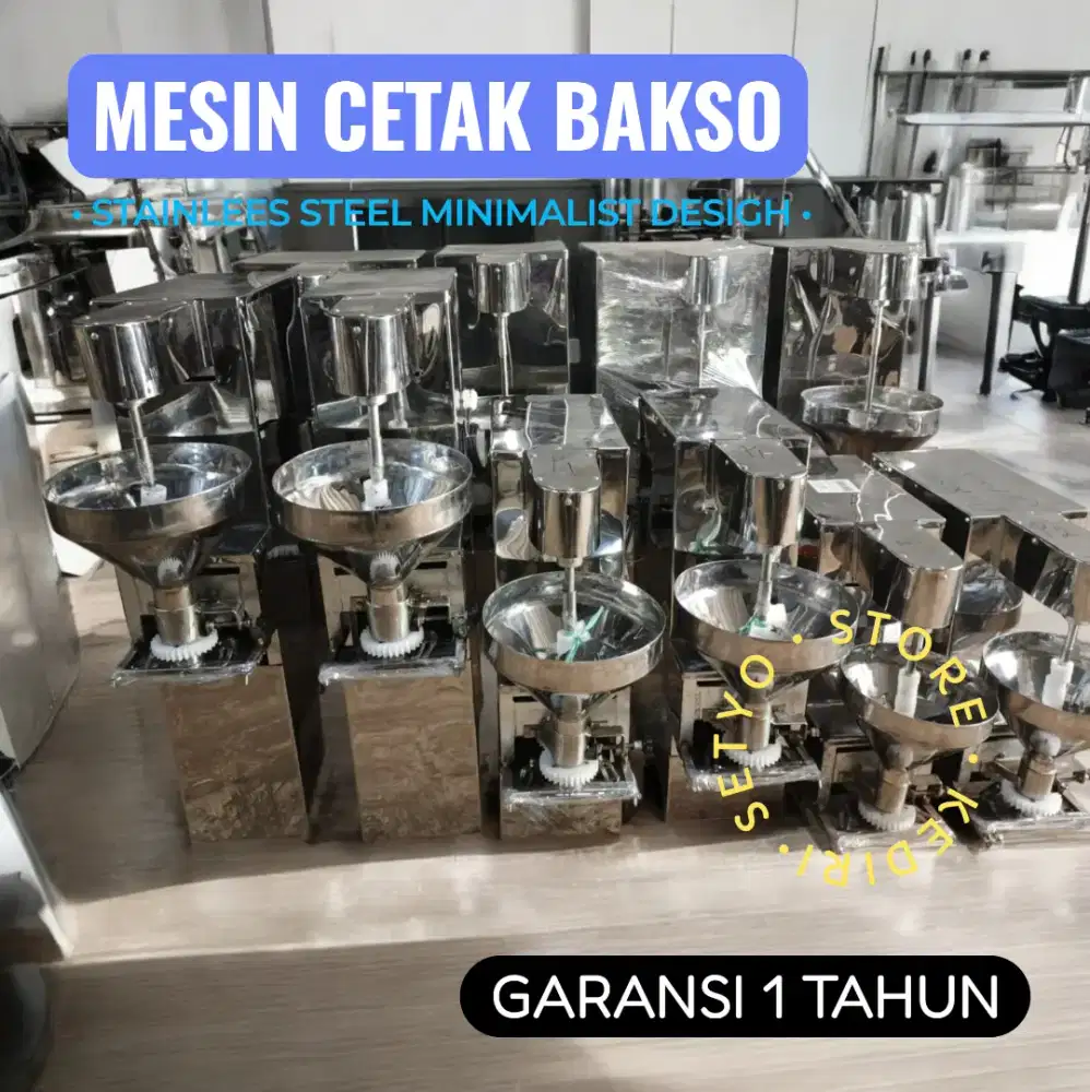 Mesin Pencetak Bakso Modern Termurah SeIndonesia