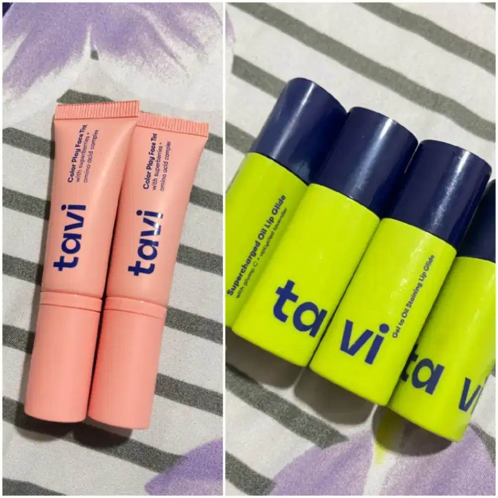 HANYA 100rb!!! Paket bundling Tavi: 1 Blush + 1 Lip Glide + Free Gift