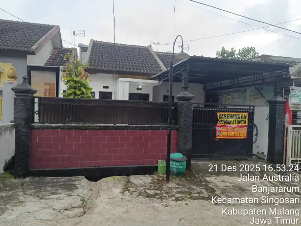 Sewa rumah 2 lantai