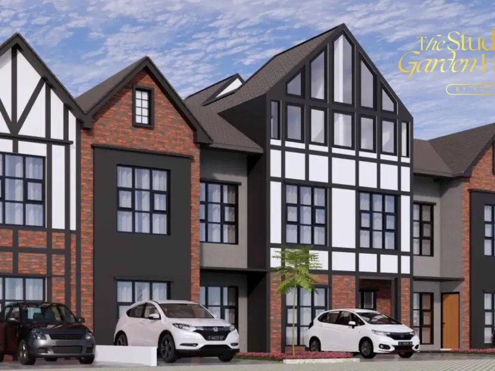 Rukost di IPB Dramaga Bogor, Design Arsitektur Inggris Tudor Bernuansa Garden, Full Furnished & Manajemen Profesional, Potensi Profit hingga 200jt