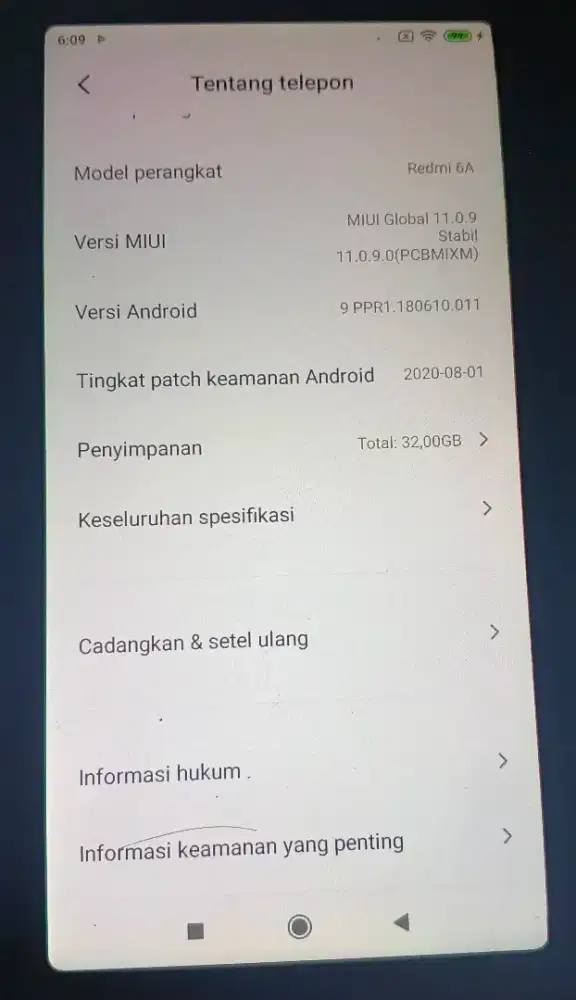 Xiaomi redmi 6A 3/32
