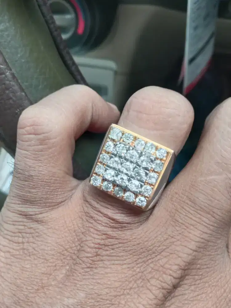 Cincin Jumbo Natural Berlian Banjar Blink Blink