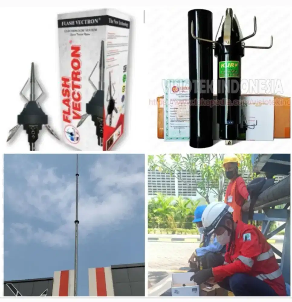 Spesialis ahli jasa pasang penangkal petir dan grounding mesin