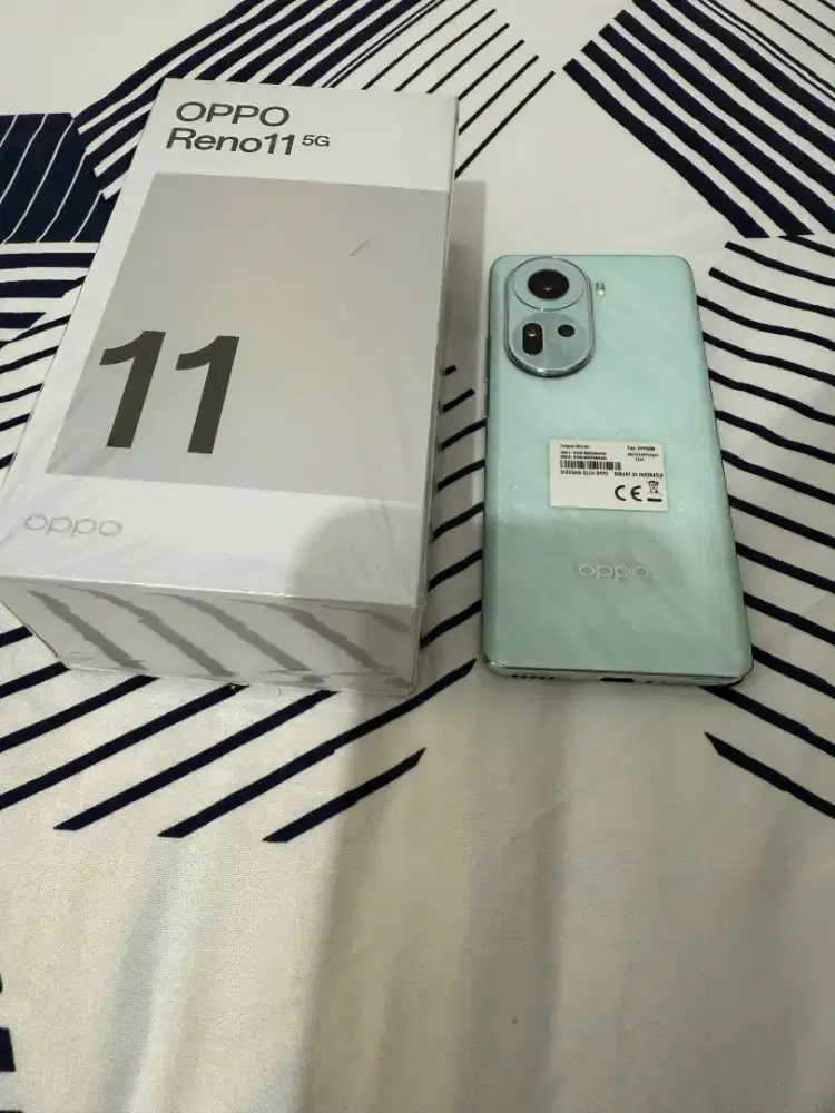 Oppo Reno 11 5G Wave Green Mulus Like New | 8+4GB / 256GB