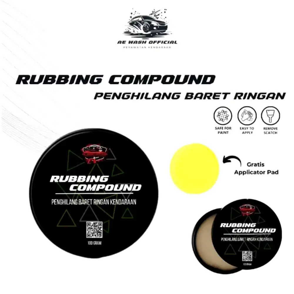 Rubbing Compound Penghilang Baret Halus