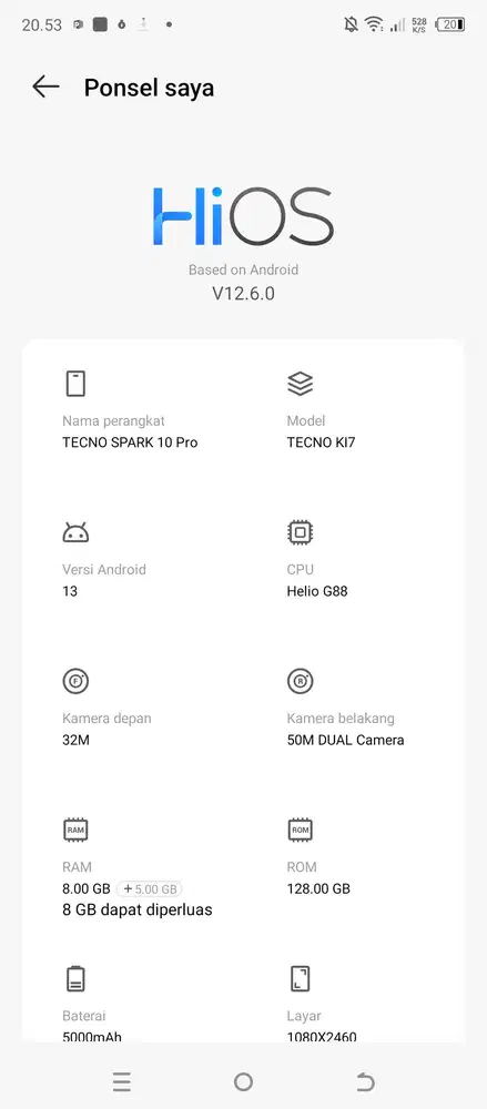Jual Hp Tecno Spark 10 Pro