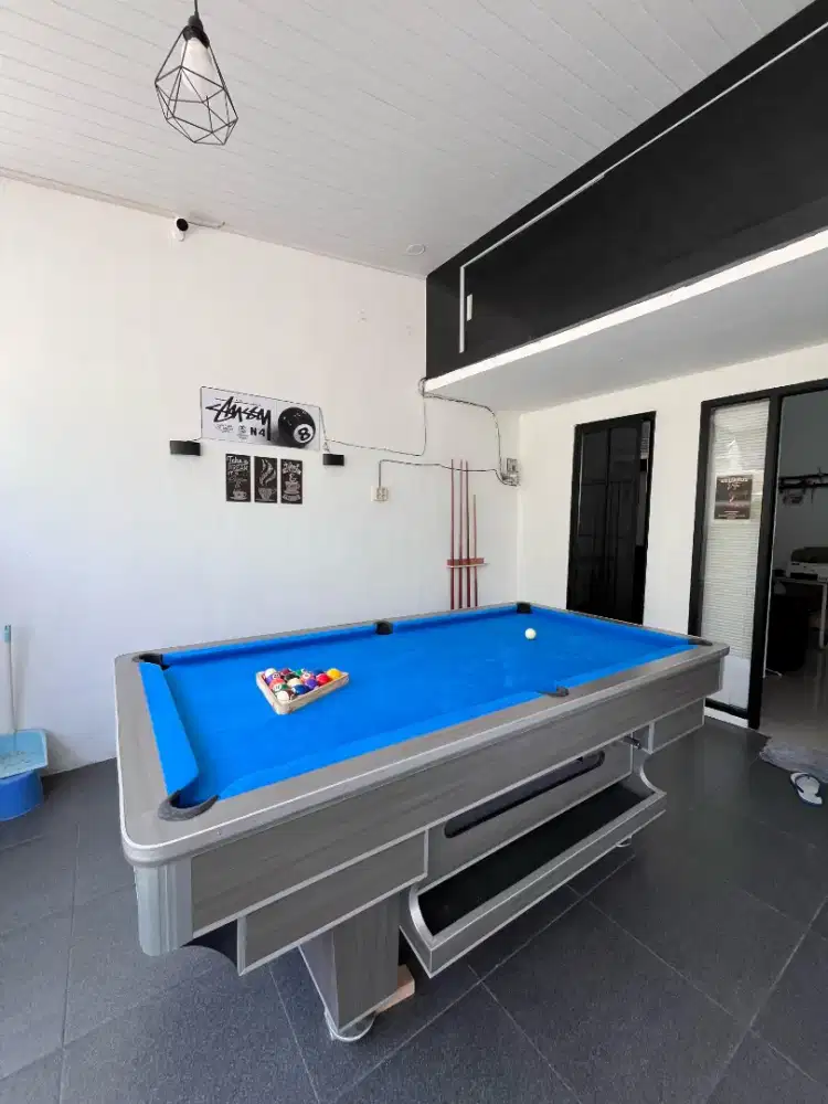 Billiard 7 Feet like new 90% fullset sama stik 6