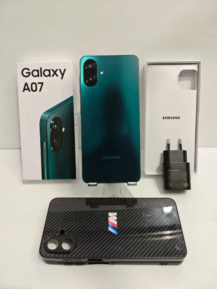 Samsung A07 4G 4/64 Gb Mulus 98% baru sebulan sein bs TT/BT