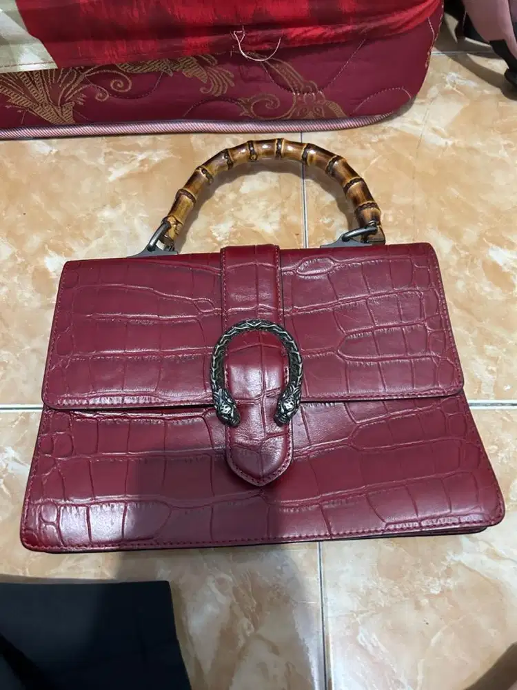 TAS GUCCI BAMBOO HANLDE ORIGINAL