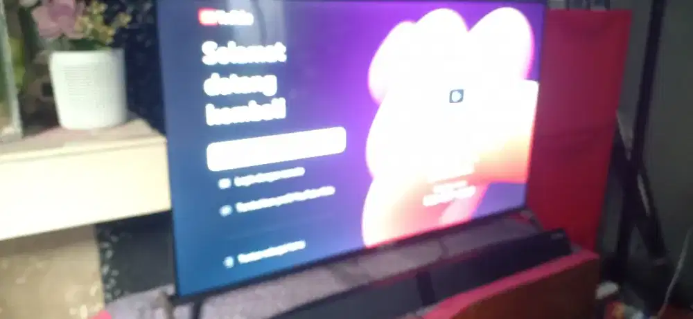 Dijual androidtv merk Polytron,lengkap subwoofer,Soundbar.