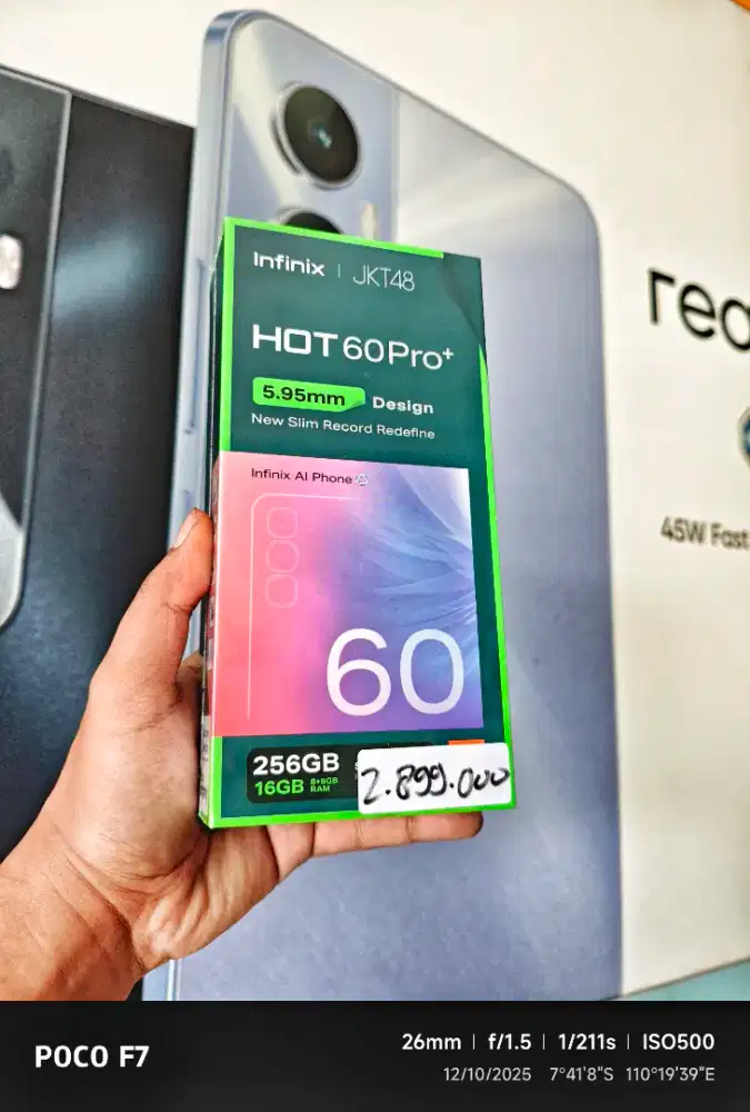INFINIX HOT 60 PRO PLUS+ 8/256 NEW SEGEL PROMO TERMURAH