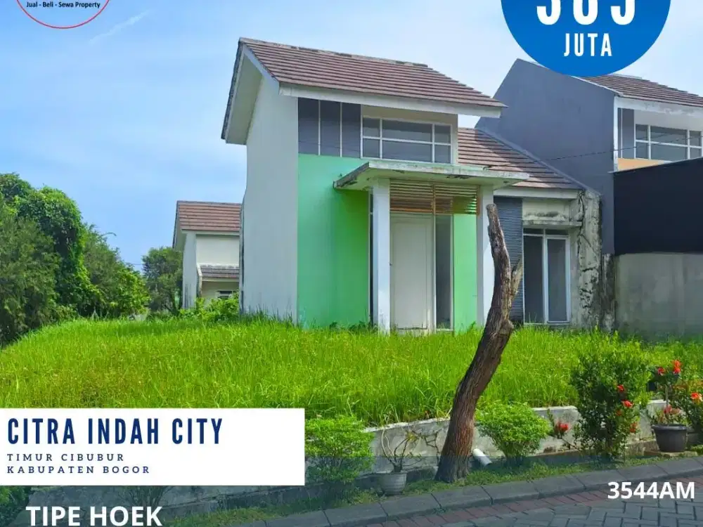 Dijual rumah hook murah dicitra indah city cileungsi jonggol rumah siap dipoles