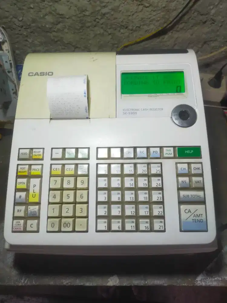 Mesin kasir Casio type S 300