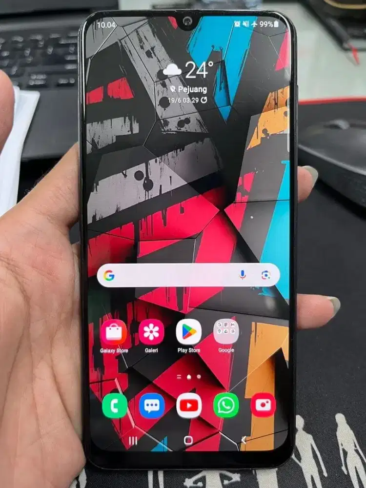 SAMSUNG A50S NFC 64GB BLACK MULUS FULLSET