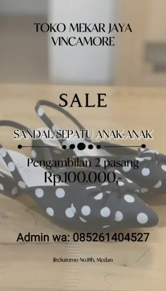 Sandal/sepatu kids