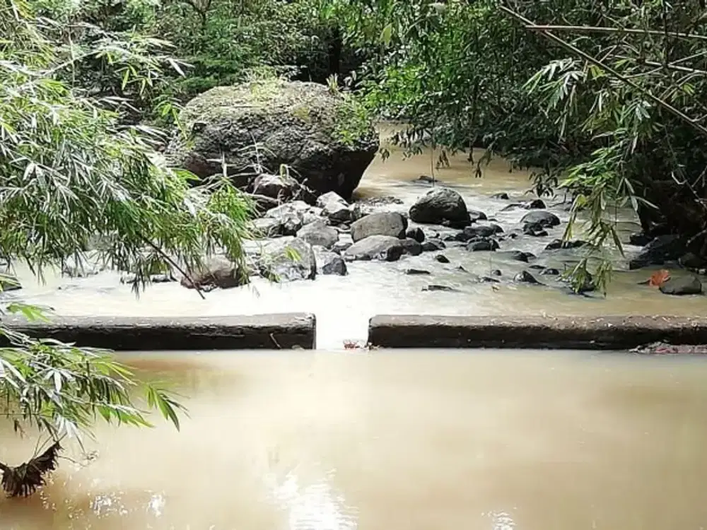 Tanah Zona Kuning view sungai dekat Kelecung Tabanan Bali