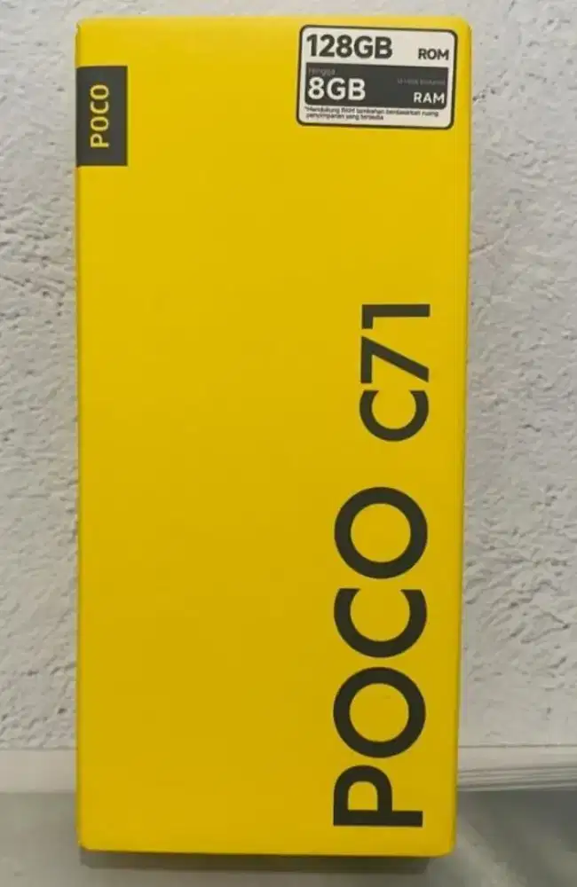 Masih tersegel Poco c71 kondisi baru