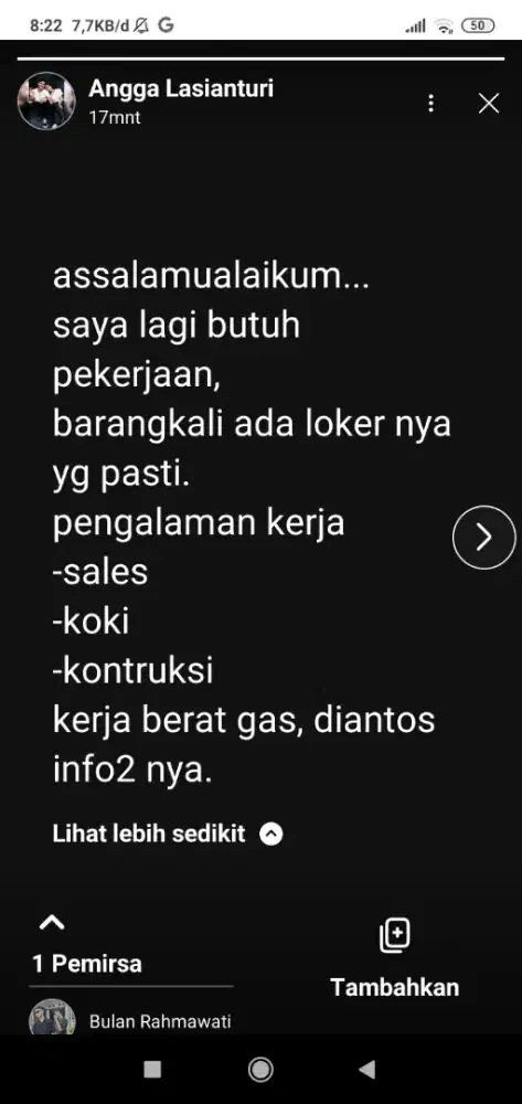 Info lowangan pekerjaan