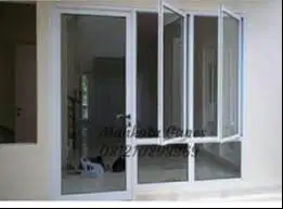 Kusen Pasang Partisi Aluminium alumunium + Kaca + Plafon Gypsum + PVC