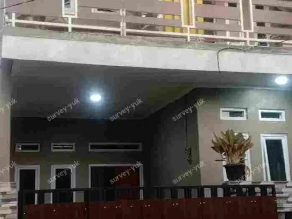 Rumah Murah 2 lantai SHM Pinggir Jalan Strategis Bebas Banjir