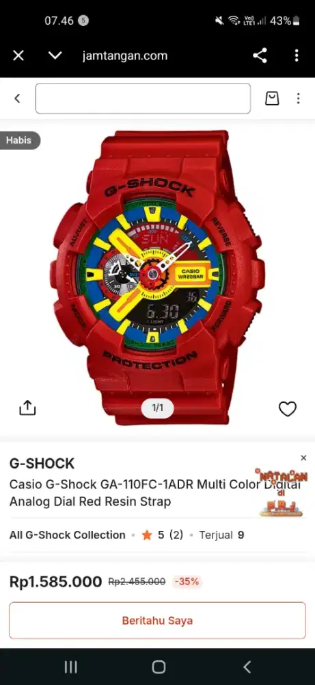 G shock original..