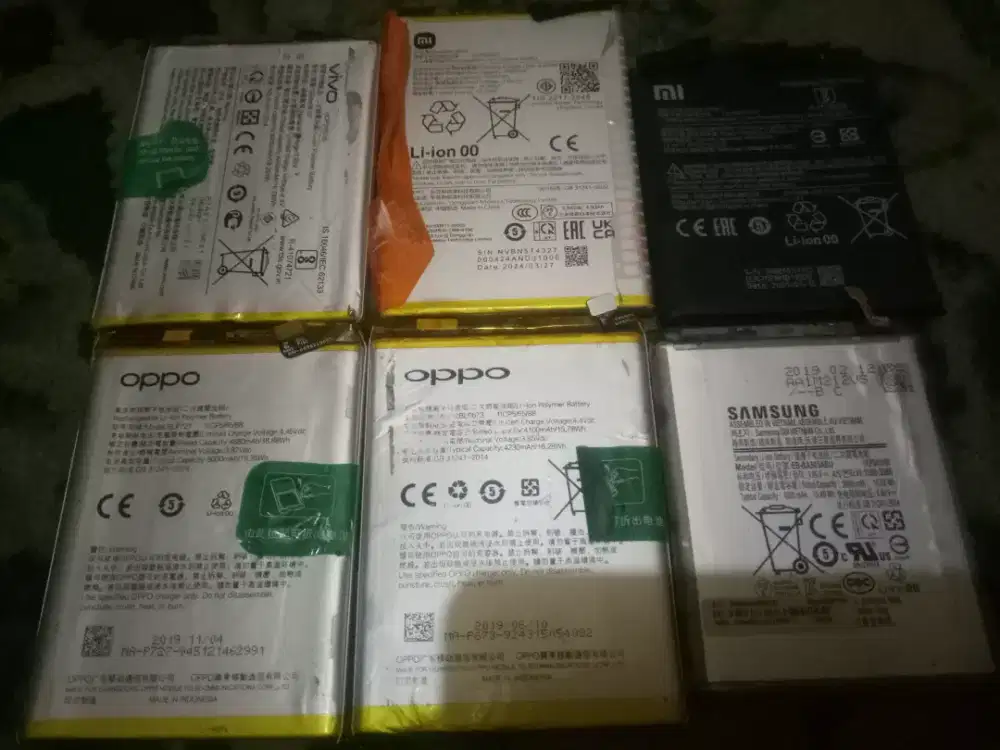 Baterai ori cabutan tested