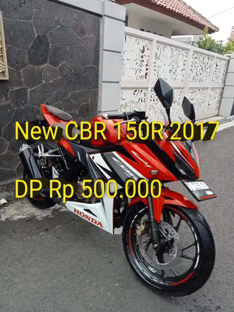 CBR 150R 2017. Pajak ON. Standar. Mulus. Ori. Ban OK. Cash/Kredit/TT