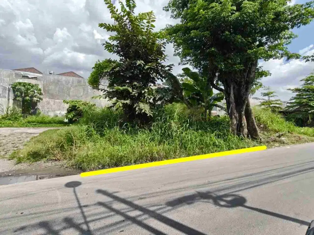 Tanah Tepi Jalan Ramai 24jam Purbayan Cocok Utk Usaha