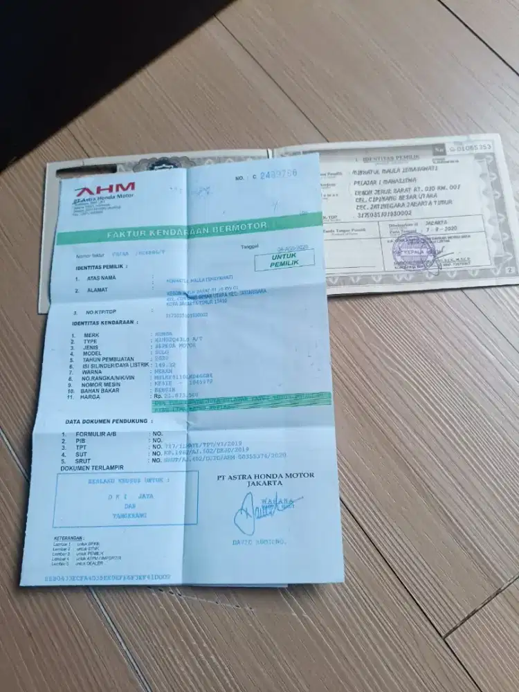 Adv 150 2020 tangan pertama dari baru