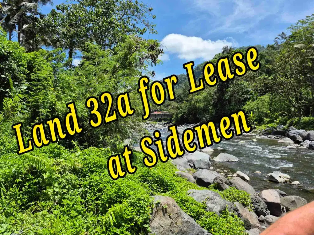 Land 32a for Lease at Sidemen Traditional Village Bali