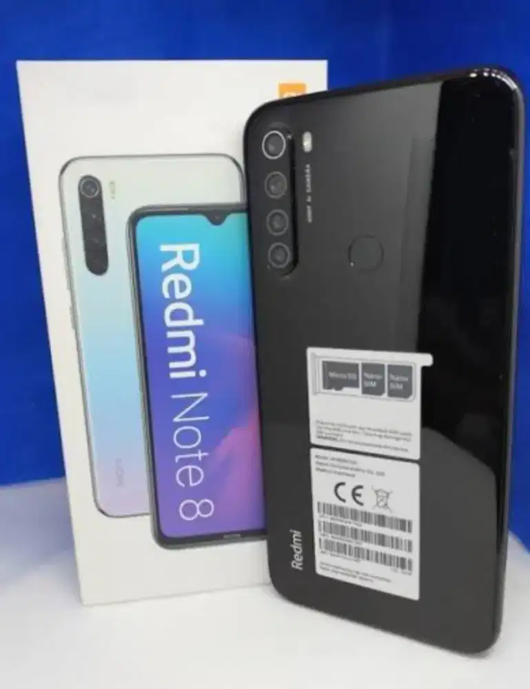 Murah hp Xiaomi Redmi Note 8  4/64 lkp mulus normal, bs TT